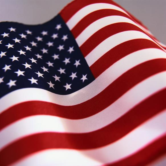 US Flag Waving